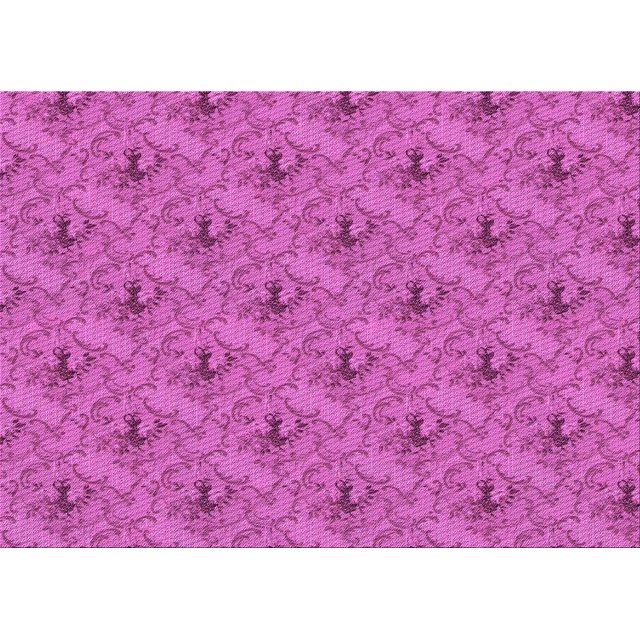 Ahgly Tapis Rectangulaire Lavable en Machine Intérieur Transitionnel Néon Rose Violet, 8 Pieds x 12 Pieds