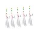 thumbnail image 4 of Almencla 5x ing Rigs Glow ing Beads ing Lures for Saltwater Mackerel Pollock white, 4 of 8