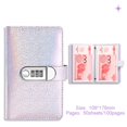 thumbnail image 1 of With Password Lock Saving Money Notebook PU Leather Budget Saving Book, 1 of 11