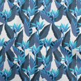 thumbnail image 1 of oneOone Polyester Spandex Medium Blue Fabric Floral Sewing Craft Projects Fabric Prints By Yard 56 Inch Wide, 1 of 5