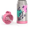 thumbnail image 2 of Bouteille isolée à pression de 12 Oz avec paille Funtainer de Thermos, Léopard, 2 of 7