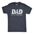 thumbnail image 1 of Mens Dad Like Mom Only Funner T Shirt Funny Fathers Day Tee (Heather Navy) - XXL, 1 of 3