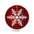 thumbnail image 2 of Christmas Tree Skirt Snowflake Reindeer Digital Christmas Tree Skirt Surround with Polyester Ornament Decoration Christmas Tree Decorations, 2 of 6