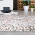 thumbnail image 3 of HOMERRY Area Rug 5' x 7' Tribal Rug for Living Room Washable Rug Stain Resistant Non-Shed Carpet Geometric Print Low Pile Mat, Blue, 3 of 7