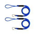thumbnail image 1 of jinwen 2 X Bungee Dock Line 1.2m Accessory Nylon with Loop Clip Mooring Rope Heavy Duty blue, 1 of 9