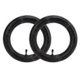 thumbnail image 1 of Knifun Scooter Tire Tube,2 Pack 10x2.125 Inner Tube + Tyre Tool Inflatable Butyl Rubber Inner Tube with Coppery Angled Valve Stem,2 Pack Scooter Inner Tube, 1 of 8