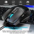 thumbnail image 4 of TAIOU Souris de Sport Électronique Filaire USB Souris de Jeu avec Lumière Respirante RVB DPI Réglable pour Ordinateur Portable, 4 of 8