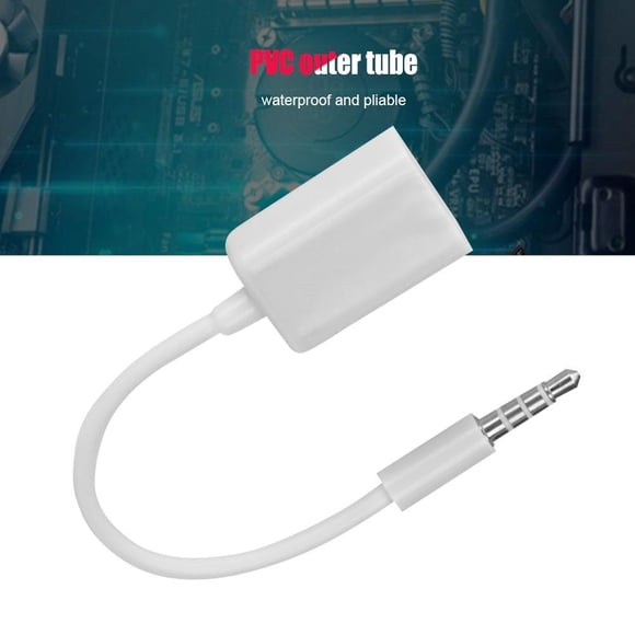 Ccdes 3.5mm Male Plug Jack To USB Female AUX Audio Cable Converter Adapter Cord , 3.5mm Jack to USB Cable, 3.5mm Plug to USB Aux Cable