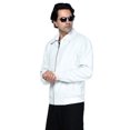 thumbnail image 1 of Veste en Cuir Blanche pour Homme, 1 of 8