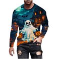 thumbnail image 1 of Pisexur Chandails en Molleton Oversize d'Halloween pour Hommes Chandails en Molleton Graphiques de Festival Amusants Manches Longues Pull Décontracté Col Rond Grande Taille S-6TG, 1 of 5
