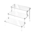 thumbnail image 4 of yingyy Thicken Acrylic Display Stand Showcase Fixtures-Conutertop Desktop Organization Shelf Three Layer 20cm, 4 of 6