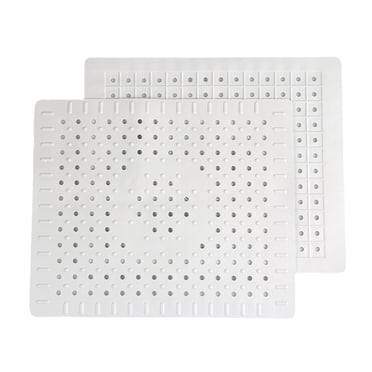 2 Pack Kitchen Sink Mat Drain Pad Protector Non-Slip Rubber Durable , Easy to Clean & DIY Cut