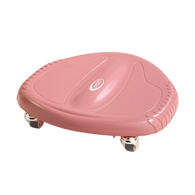 Rouleau Abdominal Grande Capacité de Charge 4 Roues Roulement Lisse Rotation Libre Rouleau Silencieux Roue Abdominale Anti-Bruit Équipement D\'entraînement Physique