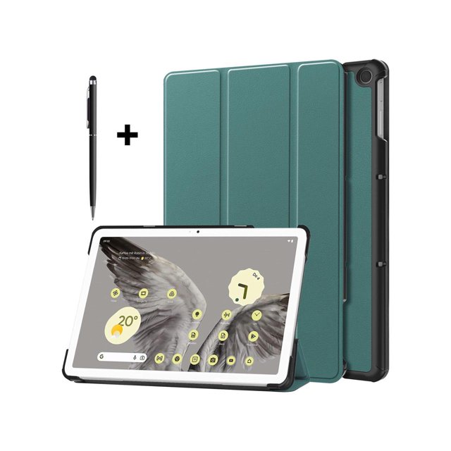 Google Pixel Tablet Case 11 Inch 2023, Slim Stand Protective Case Smart Folio Cover with 2 in 1 Stylus Pen