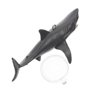 OULII Shark Réservoir de poisson flottant Décor Aquarium Floating Ornament Réservoir de poissons Fournitures Grandes Décorations d'aquarium