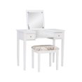 thumbnail image 1 of Joanna Butterfly Bench Vanity Set in White, 1 of 9