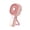 Pink, variant on Boovnll Handheld Turbo Fan Usb Rechargeable Silent Student Dormitory Office Portable Wind Turbine Fan