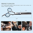 thumbnail image 4 of ULG Hair Cutting Scissors Thinning Shears Kit Professional Barber Hairdressing Texturizing Scissor -Japanese Stainless Steel 6.5 inch, 4 of 7