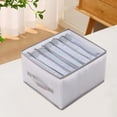 thumbnail image 1 of Meitianfacai Clothes Organizer Storage Box, Foldable Clothing Storage Box Wardrobe Classification Container Household Clothing Bedroom Socks Pants Drawer Organizers, 1 of 7