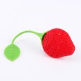 thumbnail image 3 of Tea Infuser,  Silicone Tea Strainer, Straberry Pattern Silicone Creative Strawberry Shape for Loose Leaf Tea Home, 3 of 8