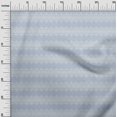 thumbnail image 2 of oneOone Tissu Popeline de Coton Imprimé Floral & Chevron au Mètre 56 Pouces de Large, 2 of 4