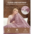 thumbnail image 4 of Ourlova Thick Tufted Sherpa Heated Blanket with 10 Heating Levels and 10 Time Settings ETL Certified Fast Heating Blankets King Size 90×100 Inch Pink, 4 of 8