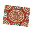 thumbnail image 4 of GUOOL Nappe Rectangulaire Imprimée Numériquement Décor Boho Ronde Rouge Boho Ronde Rouge, 4 of 8