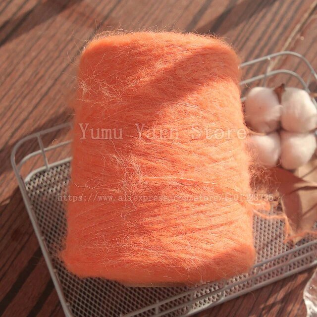 500G/PCS Super Soft Long Fluffy Hand Kninting Wool&Acrylic Mohair Yarns High Quality Threads For Crocheting DIY Scarf Sweater