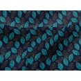 thumbnail image 4 of oneOone Viscose Jersey Fabric Leaves Block Print Fabric BTY 60 Inch Wide, 4 of 5