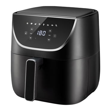 Friteuse à Air Chaud de 6,9 Qt, Friteuse à Air Sans Huile avec 8 Préréglages, Écran Tactile, Température Réglable 175 °F-400 °F, Arrêt Automatique, Protection contre la Surchauffe et Panier Antiadhésif, 1500 W