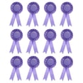 thumbnail image 1 of Unique Bargains Ruban de Récompense Vierge, Ruban de Rosette Ruban de Reconnaissance de Prix Honorable, Violet, Lot de 12, 1 of 5