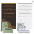 thumbnail image 3 of SGI Bedding 1000 TC Egyptian Cotton Bed Sheet Set - King Size Sheets 1000 Count Sheets for King Size Bed - Soft, Durable Sheets Cotton Sheets in 1000 TC 18" Deep Moss, 3 of 6