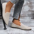 thumbnail image 5 of Cathalem Ballerines Simples à Semelle pour Femmes, Chaussures Plates de Marche à Bout Rond, Ballerines Habillées Confortables, Chaussures Habillées pour Femmes, Ballerines pour le Travail, Blanc 37, 5 of 5