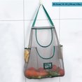 thumbnail image 1 of Oleegame 1PC Produce Storage Household Fruit And Vegetable Mesh Bag Foldable Tote Shopping Bag Reusable Tote Bag Recycling Storage Tote Bag With Side Pockets, 1 of 8