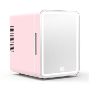 TopLLC Mini Beauté Mini Réfrigérateur voiture montée petite frontière de livraison étudiante Dortoir 4L Armoire de réfrigérateur portable