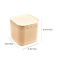 thumbnail image 3 of Mini Desktop Trash Can,Household Kitchen Desk Tube Covered Sundry Storage Cleaning Cylinder,Plastic Material,Fashionable Two Color Design,Flip Lid,Hygienic Convenient,Easy to Clean,Large Capacity, 3 of 8