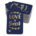 thumbnail image 1 of Inkdotpot Real Gold Foil Love Is Sweet Wedding Tags Favor Hang Paper Tags 50 Pack, 1 of 6
