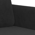 thumbnail image 3 of vidaXL 2 Piece Sofa Set Black Velvet, 3 of 4