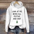thumbnail image 1 of Jienlioq Hauts de Noël pour Femmes Liquidation Haut Imprimé Col Rond Manches Longues Ample, 1 of 3