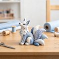 thumbnail image 1 of DIY Patchwork Set Winter Sewing Craft Kit for Beginners Adults Kids Quilting Applique Fabric Art Project Home Decor Holiday Gift Idea, 1 of 8