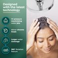 thumbnail image 3 of Winthorpe Rain Shower Head - High Pressure 1.8 GPM Low Flow Rate - Water Saving - Chrome, 3 of 6