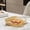 Or, variante sur Liquidation! Plateau de Service en Plastique avec Base / Assiette de Fête Réutilisable 14,5x14,5 cm / Va au Lave-Vaisselle, Empilable / Bleu Ou Transparent pour Cuisine, Camping, Salle à Manger