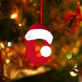 thumbnail image 4 of Fridja 26 Letters Christmas Tree Decoration Pendant, Christmas Tree Ornaments Personalized DIY Christmas Ornaments Christmas Decoration Xmas Tree Hanging Decor (U), 4 of 5