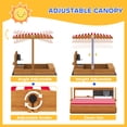 thumbnail image 4 of Outsunny Bac à Sable pour Enfants avec Couvercle, Bac à Sable en Bois pour l'Extérieur, Rouge, 4 of 9