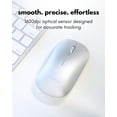 thumbnail image 3 of Macally Apple Wireless Keyboard and Mouse for Mac - Dual Mode (Bluetooth + Wired) - Multi-Device, Rechargeable - Mini Wireless Keyboard and Mouse Com, 3 of 8