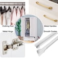 thumbnail image 4 of Armoire Garde-Robe Garde-Robe avec 2 Portes, Tiroirs et Tringle, Armoire Garde-Robe en Bois pour Chambre, 4 of 8