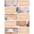 thumbnail image 3 of eccomum Women Plus Size Bra Full Coverage Soft Cups with Underwire, 3 of 7