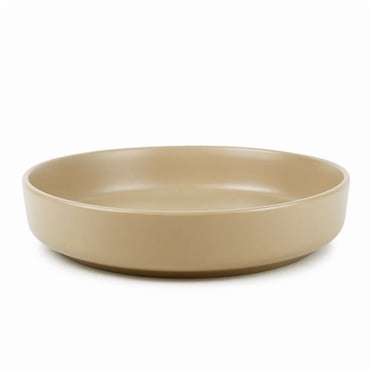 Mainstays Alessandra Matte Brown Stoneware Round Dinner Bowl