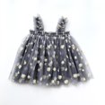 thumbnail image 3 of Birdeem Robe d'Été Adorable pour Bébé Filles Robe Douce Sans Manches à Bretelles Imprimé Fleurs Dentelle Robe d'Été, 3 of 12