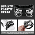 thumbnail image 4 of 2PCS Foot Tambourine Percussion, Musical Instrument Percussion Pedal with Steel Jingle Bells - Blue, 4 of 7